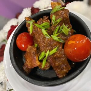 ხბოს ნეკნი აჯიკით
